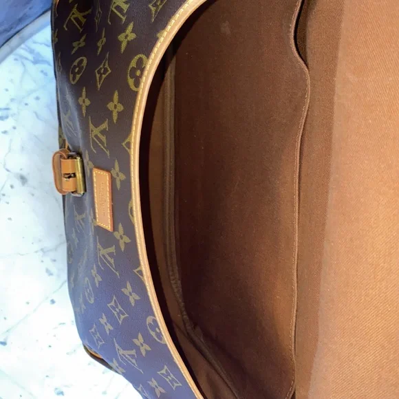 💯 % Authentic Louis Vuitton Saumur 35 Shoulder bag XLarge Firm. - Picture 11 of 17